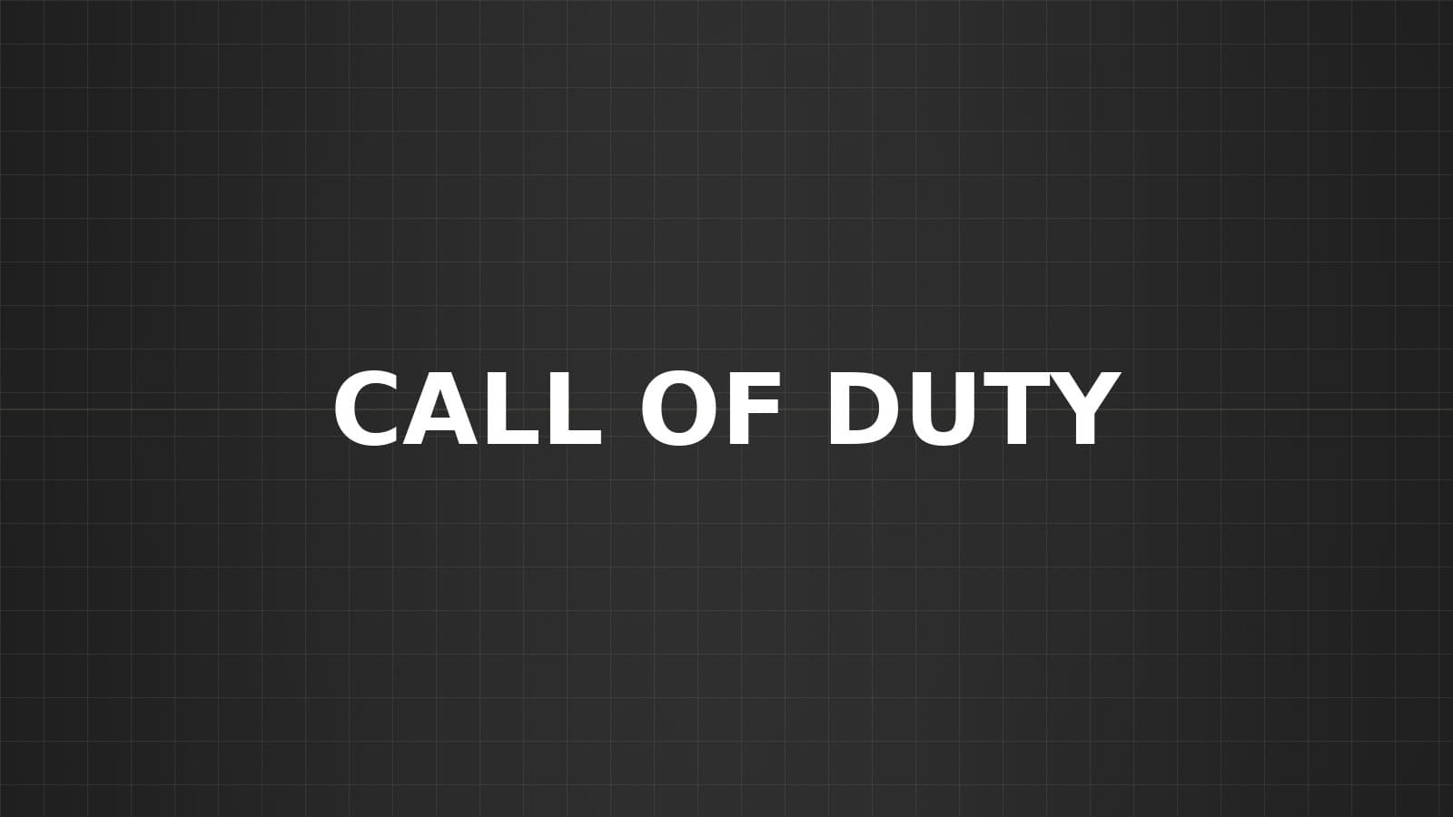 Call of Duty